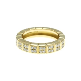 Chopard Ice Cube Pavé Full Diamond Ring 826815 Yellow Gold (18K) Fashion Diamond Band Ring Gold