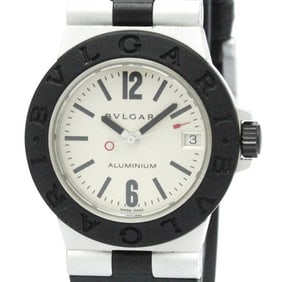 BVLGARI Aluminum Rubber Quartz Ladies Watch AL32A