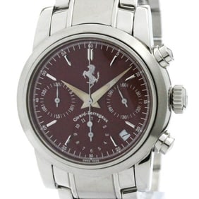 GIRARD PERREGAUX Ferrari Chronograph Steel Automatic Mens Watch 8020 BF581275