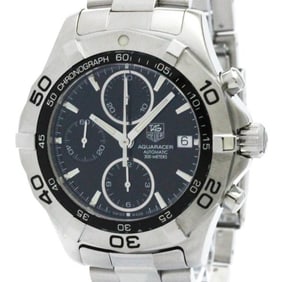 Polished TAG HEUER Aquaracer Chronograph Steel Automatic Watch CAF2110 BF581285