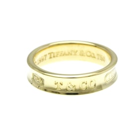 Tiffany 1837 Ring Yellow Gold (18K) Fashion No Stone Band Ring Gold