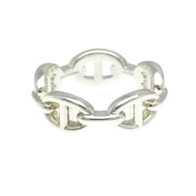 Hermes Chaine D'ancre Bracelet Silver 925 Fashion No Stone Band Ring Silver