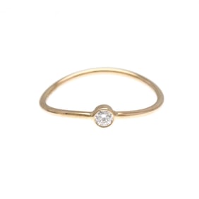 Tiffany Wave Single Row Ring PG