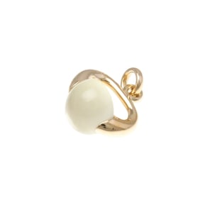 Pomellato Luna Moonstone Charm Pink Gold (18K) Moonstone Men,Women Fashion Pendant Necklace (Pink