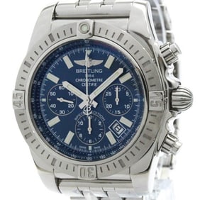 Polished BREITLING Chronomat 44 Airborn Steel Automatic Watch AB0115 BF580453