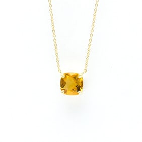 Tiffany Sparkler Necklace Citrine Yellow Gold (18K) Citrine Women,Men Fashion Pendant Necklace
