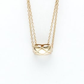 Chanel Coco Crush Necklace Pink Gold (18K) No Stone Men,Women Fashion Pendant Necklace (Pink Gold)