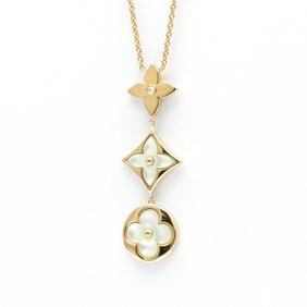 Louis Vuitton CRAVATT BLOSSOM NECKLACE Q94262 Pink Gold (18K) Mother Of Pearl Women,Men Fashion