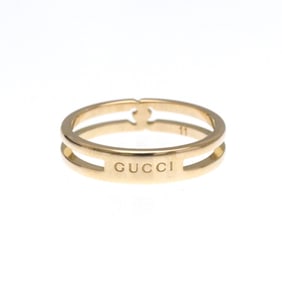Gucci Infinity Rings Pink Gold (18K) Fashion No Stone Band Ring Pink Gold