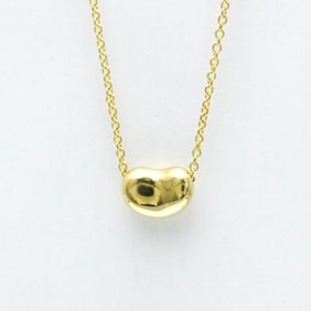 Tiffany Bean Necklace Yellow Gold (18K) No Stone Men,Women Fashion Pendant Necklace (Gold)