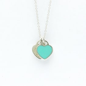Tiffany Return To Tiffany Diamond Blue Necklace Silver 925 Diamond Women,Men Fashion Pendant