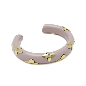 Louis Vuitton Jonke Daily Monogram M63108 Metal Bangle Gold,Gray Purple