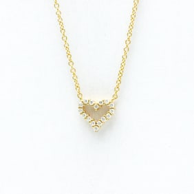 Tiffany Sentimental Heart Necklace Yellow Gold (18K) Diamond Men,Women Fashion Pendant Necklace