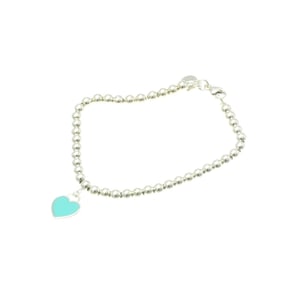 Tiffany Return To Tiffany Ball Bracelet Silver 925 No Stone Charm Bracelet Silver