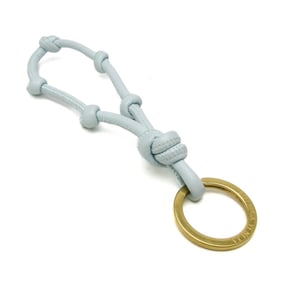 Bottega Veneta Keyring (Gold,Light Blue)