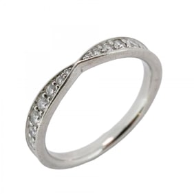 Tiffany Ring Harmony Half Eternity Pt950 Platinum Diamond Size 5 Ladies
