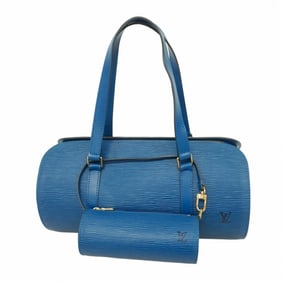Louis Vuitton Handbag Epi Soufflot M52225 Toledo Blue Ladies