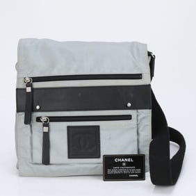 Chanel guarantee card with serial seal, sports leather shoulder bag for men