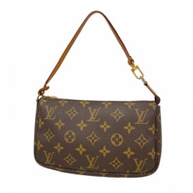 Louis Vuitton Pouch Monogram Pochette Accessoires M51980 Brown Women's