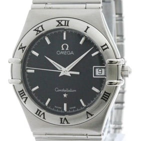 Polished OMEGA Constellation Stainless Steel Quartz Mens Watch 1512.40