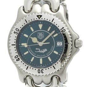 Polished TAG HEUER Sel Galapagos Maldives Bora Bora Mens Watch WG111K BF582082