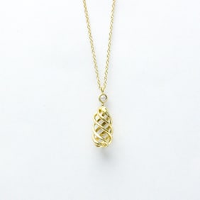 Tiffany Luce Mini Diamond Necklace Yellow Gold (18K) Diamond Men,Women Fashion Pendant Necklace