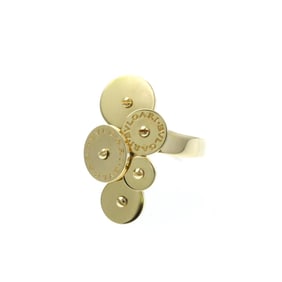 Bvlgari Chikradi Ring Yellow Gold (18K) Fashion No Stone Band Ring Gold
