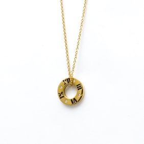 Tiffany Atlas Pierced Diamond Necklace Yellow Gold (18K) Diamond Men,Women Fashion Pendant Necklace
