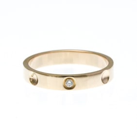 Louis Vuitton Petitburg Emplant Ring Pink Gold (18K) Fashion No Stone Band Ring Pink Gold