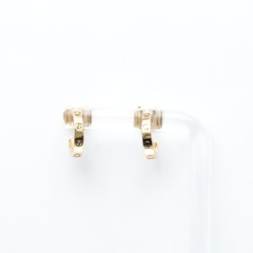 Cartier Mini Love Earrings No Stone Pink Gold (18K) Half Hoop Earrings Pink Gold