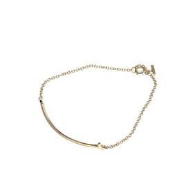 Tiffany Smile Pink Gold (18K) Charm Bracelet Pink Gold