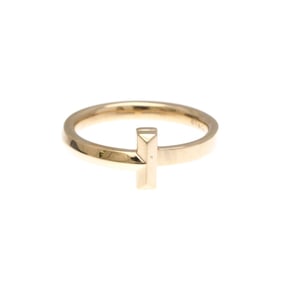 Tiffany T One Ring Pink Gold (18K) Fashion No Stone Band Ring Pink Gold