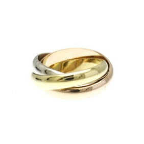 Cartier Trinity Ring Pink Gold (18K),White Gold (18K),Yellow Gold (18K) Fashion No Stone Band Ring