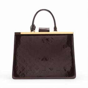 Louis Vuitton Monogram Vernis Dess GM Leather Handbag Tote Shoulder Bag M91750 Women's