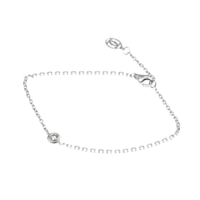 Cartier Diamants Légers De Cartier B6063117 White Gold (18K) Diamond Charm Bracelet Carat/0.13