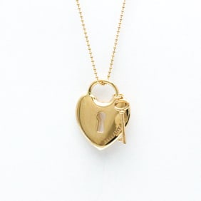 Tiffany Heart Key Necklace Pink Gold (18K) Men,Women Fashion Pendant Necklace (Pink Gold)