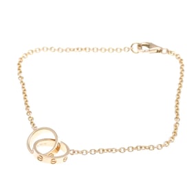 Cartier Baby Love Bracelet Pink Gold (18K) No Stone Charm Bracelet Pink Gold