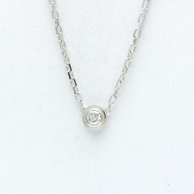 Cartier D'Amour Necklace SM White Gold (18K) Diamond Men,Women Fashion Pendant Necklace (Silver)