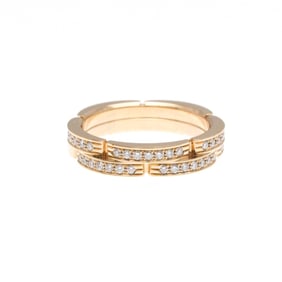 Cartier Maillon Panthère Half Diamond Ring Ring Pink Gold (18K) Fashion Diamond Band Ring Pink