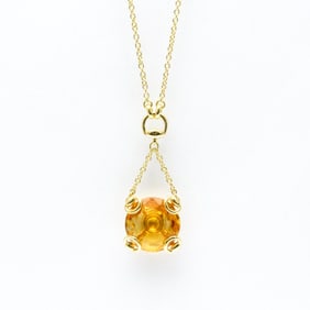 Gucci Horsebit Citrine Necklace Yellow Gold (18K) Citrine Men,Women Fashion Pendant Necklace (Gold)