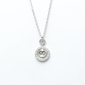 Gucci GG Diamond White Gold (18K) Diamond Men,Women Fashion Pendant (Silver)