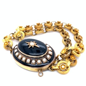 Victorian 14K Yellow Gold Bracelet