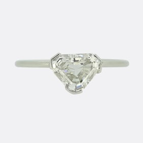 0.50 Carat Trilliant Diamond Solitaire Ring