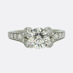 Cartier 1.09 Carat Diamond Ballerine Ring