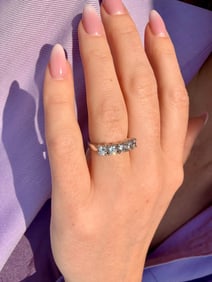 5 Stone Diamond Ring, 14k