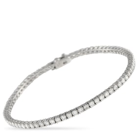 LB Exclusive 14K White Gold 3.05ct Lab-Grown Diamond Tennis Bracelet MF11-041725