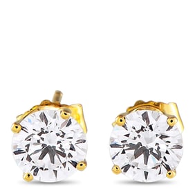 LB Exclusive 14K Yellow Gold 1.50ct Lab-Grown Diamond Stud Earrings MF15-041725