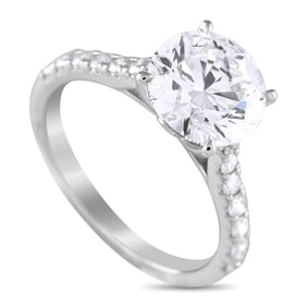 LB Exclusive 14K White Gold 3.46ct Lab-Grown Diamond Ring MF43-041725