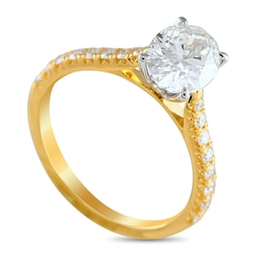 LB Exclusive 14K Yellow Gold 2.05ct Lab-Grown Diamond Ring MF46-041725