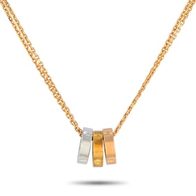 Louis Vuitton Empreinte 18K Rose, White, and Yellow Gold Pendant Necklace LV48-031425